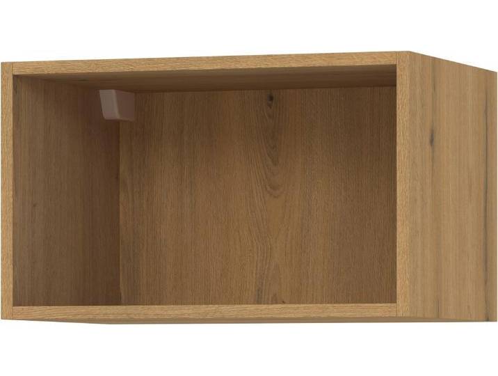 Hängeschrank KOCHSTATION  KS-Scafa , braun (eiche astig), B:50cm H:30cm T:37cm, Schränke, in meheren Breiten, Höhe 30 cm, wahlweise Türschlag rechts oder links von BAUR