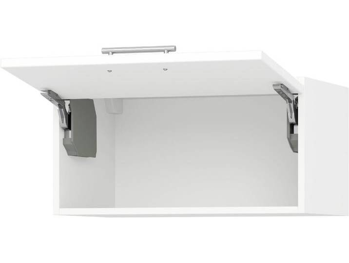 Hängeschrank KOCHSTATION  KS-Scafa , weiß (weiß hg), B:60cm H:30cm T:37cm, Schränke, in mehreren Breiten, Höhe 30 cm, mit Klappe von BAUR