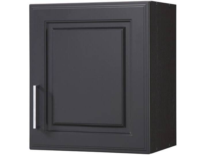 Hängeschrank KOCHSTATION KS-Stockholm , grau (grau, grafit), B:50cm H:57cm T:34cm, Holzwerkstoff, MDF, Schränke, hochwertige MDF-Fronten von BAUR