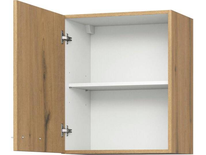 Hängeschrank KOCHSTATION KS-Trea O50-60 , braun (eiche astig), B:50cm H:60cm T:35cm, Schränke, inklusive Einlegeboden, Breite 50 cm, Höhe 60 cm von BAUR
