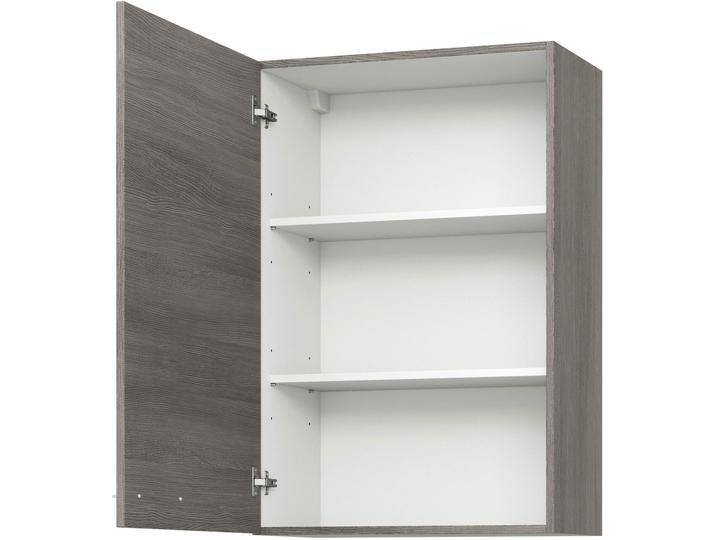 Hängeschrank KOCHSTATION KS-Trea O50-90 , grau (eichefarben grau), B:50cm H:90cm T:35cm, Schränke, inklusive zwei Einlegeböden, Breite 50 cm, Höhe 90 cm von BAUR