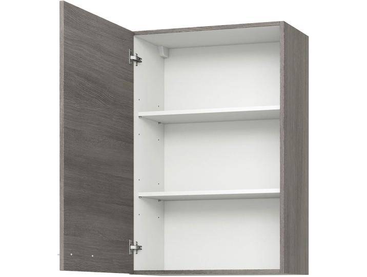 Hängeschrank KOCHSTATION KS-Trea O60-90 , grau (eichefarben grau), B:60cm H:90cm T:35cm, Schränke, inklusive zwei Einlegeböden, Breite 60 cm, Höhe 90 cm von BAUR