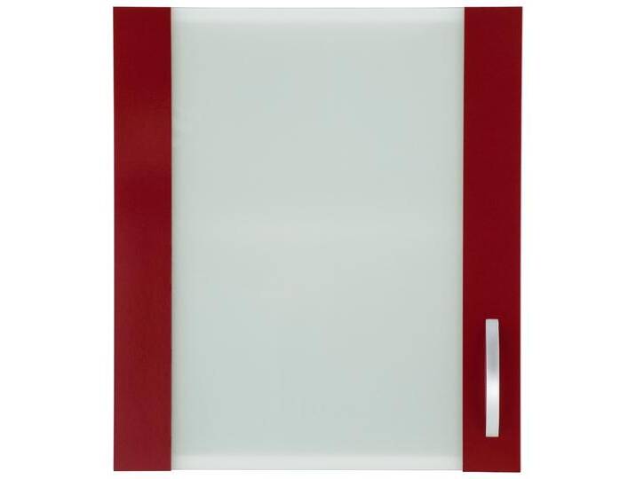 Hängeschrank WIHO KÜCHEN Flexi , rot (front: rot glanz, korpus: weiß), B:50cm H:56cm T:35cm, Schränke, Breite 50 cm von BAUR