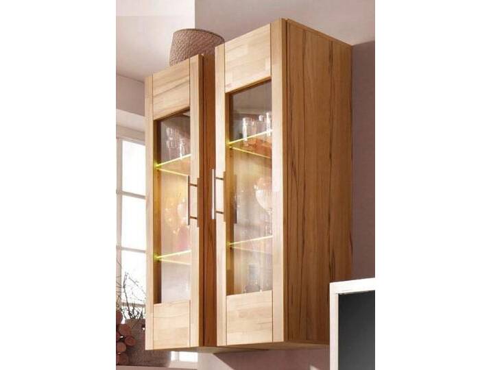 Hängevitrine VOGL MÖBELFABRIK Toronto , beige (kernbuche teilmassiv), B:42cm H:115cm T:31cm, Schränke von BAUR