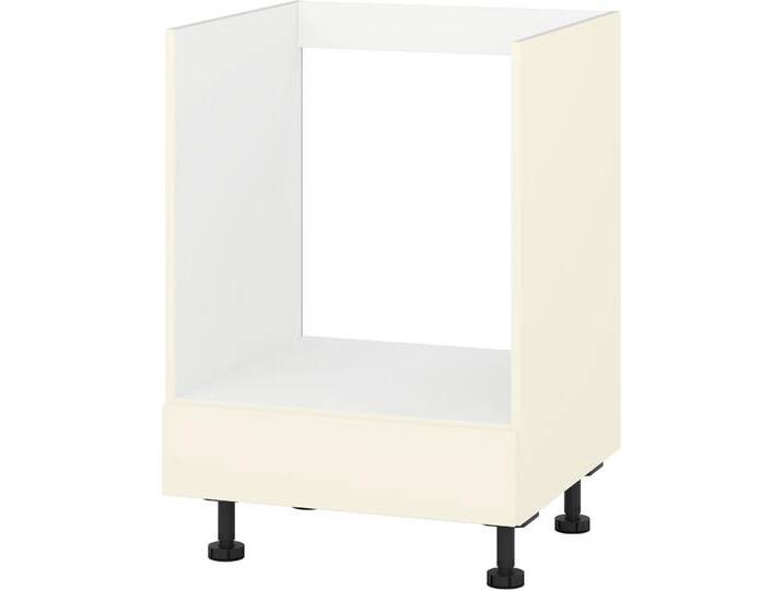 Herdumbauschrank KOCHSTATION  KS-Scafa , beige (magnolia, nussbaum tabak), B:60cm H:75cm T:56cm, Schränke, Breite 60 cm von BAUR