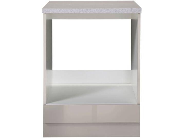 Herdumbauschrank WIHO KÜCHEN Chicago , beige (front und korpus: cashmere, arbeitsplatte: canvas grau), B:60cm H:85cm T:60cm, Schränke, 60 cm breit von BAUR