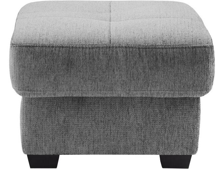 Hocker MR. COUCH Pierre de Luxe , novaclean senseo 1 anthrazit, B:61cm H:47cm T:61cm, 95% Polyester / 5% Nylon, Hocker, Mit Boxpring-Taschenfederkern von BAUR