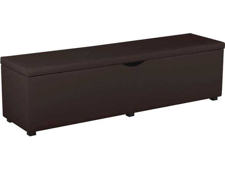 Hockerbank PLACES OF STYLE Standard , braun, B:160cm H:42cm T:40cm, Struktur fein (100% Polyester) für Bett »Classico«, »Piazza«, »Premium« und »Vega«;Struktur (100% Polyester) für Bett »Crato« und »Lucina«;Struktur (60% Baumwolle, 40% Leinen) für Bett »Kiss«;Kunstleder für Bett »Natura«;Struktur (100% Polyester) für Bett »Nordica«, Hocker, Breite 120cm oder 160cm, auch als Garderobenbank oder Bettbank von BAUR