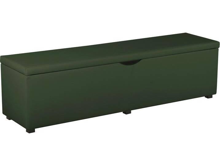 Hockerbank PLACES OF STYLE Standard , grün, B:120cm H:42cm T:40cm, Struktur fein (100% Polyester) für Bett »Classico«, »Piazza«, »Premium« und »Vega«;Struktur (100% Polyester) für Bett »Crato« und »Lucina«;Struktur (60% Baumwolle, 40% Leinen) für Bett »Kiss«;Kunstleder für Bett »Natura«;Struktur (100% Polyester) für Bett »Nordica«, Hocker, Breite 120cm oder 160cm, auch als Garderobenbank oder Bettbank von BAUR