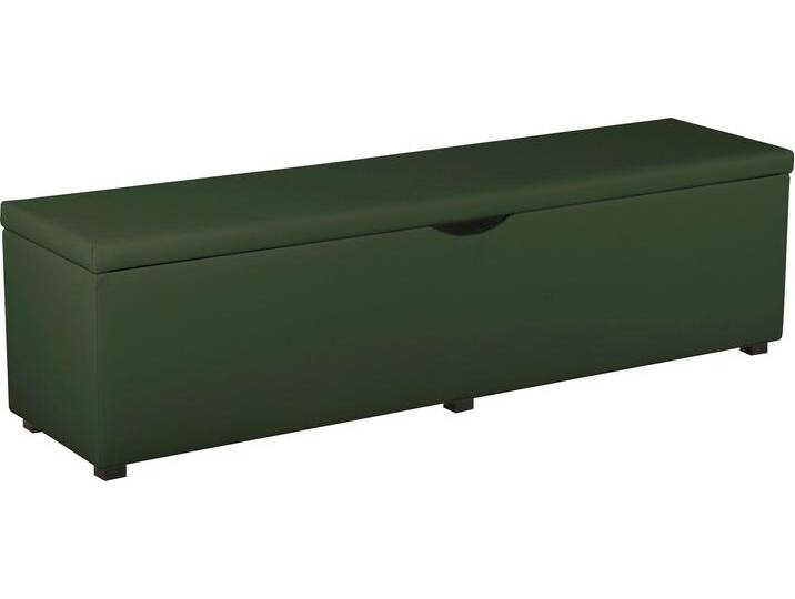 Hockerbank PLACES OF STYLE Standard , grün, B:120cm H:42cm T:40cm, Struktur fein (100% Polyester) für Bett »Classico«, »Piazza«, »Premium« und »Vega«;Struktur (100% Polyester) für Bett »Crato« und »Lucina«;Struktur (60% Baumwolle, 40% Leinen) für Bett »Kiss«;Kunstleder für Bett »Natura«;Struktur (100% Polyester) für Bett »Nordica«, Hocker, Breite 120cm oder 160cm, auch als Garderobenbank oder Bettbank von BAUR