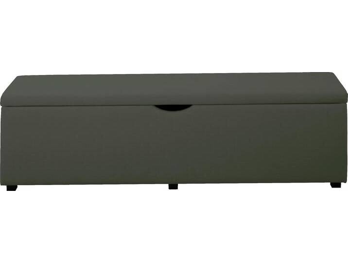 Hockerbank PLACES OF STYLE Standard , grün (olive), B:160cm H:42cm T:40cm, Struktur fein (100% Polyester) für Bett »Classico«, »Piazza«, »Premium« und »Vega«;Struktur (100% Polyester) für Bett »Crato« und »Lucina«;Struktur (60% Baumwolle, 40% Leinen) für Bett »Kiss«;Kunstleder für Bett »Natura«;Struktur (100% Polyester) für Bett »Nordica«, Hocker, Breite 120cm oder 160cm, auch als Garderobenbank oder Bettbank von BAUR