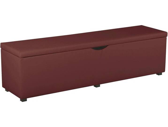 Hockerbank PLACES OF STYLE Standard , orange (terra), B:120cm H:42cm T:40cm, Struktur fein (100% Polyester) für Bett »Classico«, »Piazza«, »Premium« und »Vega«;Struktur (100% Polyester) für Bett »Crato« und »Lucina«;Struktur (60% Baumwolle, 40% Leinen) für Bett »Kiss«;Kunstleder für Bett »Natura«;Struktur (100% Polyester) für Bett »Nordica«, Hocker, Breite 120cm oder 160cm, auch als Garderobenbank oder Bettbank von BAUR