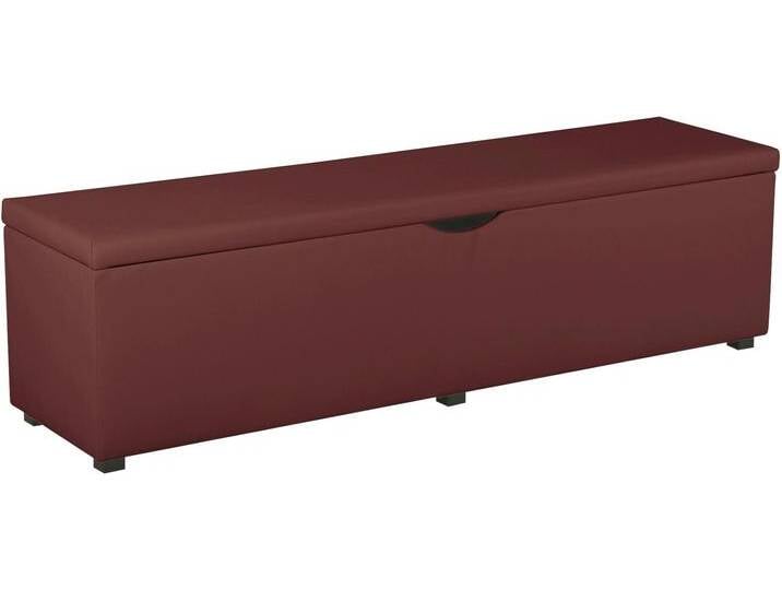 Hockerbank PLACES OF STYLE Standard , orange (terra), B:120cm H:42cm T:40cm, Struktur fein (100% Polyester) für Bett »Classico«, »Piazza«, »Premium« und »Vega«;Struktur (100% Polyester) für Bett »Crato« und »Lucina«;Struktur (60% Baumwolle, 40% Leinen) für Bett »Kiss«;Kunstleder für Bett »Natura«;Struktur (100% Polyester) für Bett »Nordica«, Hocker, Breite 120cm oder 160cm, auch als Garderobenbank oder Bettbank von BAUR