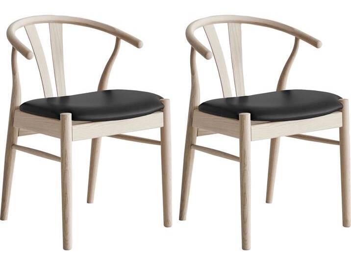 Holzstuhl HAMMEL FURNITURE Findahl by Hammel Frida , grau (natur, grau), B:52cm H:75cm T:57cm, Massivholz, Stoff, Stühle, Massivholz, gepolsterte Sitzfläche, versch. Farbvarianten von BAUR