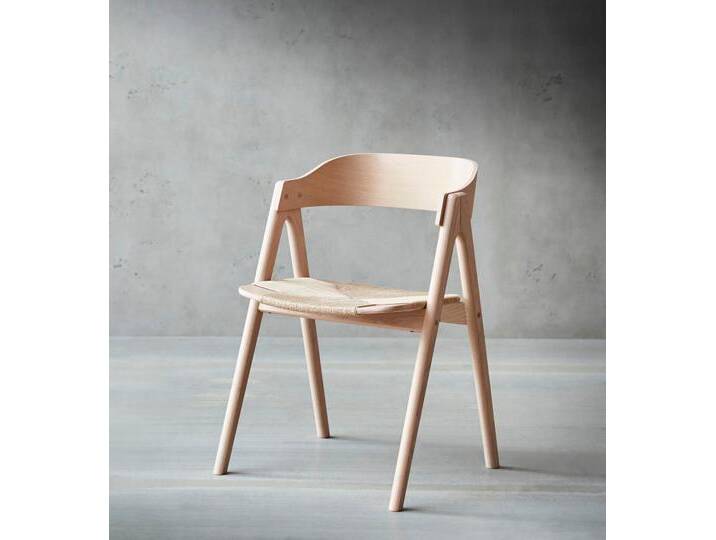 Holzstuhl HAMMEL FURNITURE Findahl by Hammel Mette , beige (eiche, natur), B:52cm H:75cm T:54cm, Massivholz, Geflecht Wasserhyazinthe, Stühle, Massivholz, mit Flechtsitz, versch. Farbvarianten von BAUR