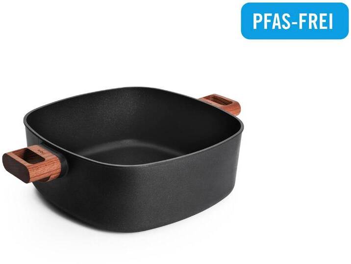 Kasserolle WOLL Eco Logic QXR Guss-Kasserolle , schwarz (schwarz, ø 28 cm), B:28cm H:10cm L:28cm, Töpfe, PFAS-freie Diamond-QXR - Beschichtung von BAUR