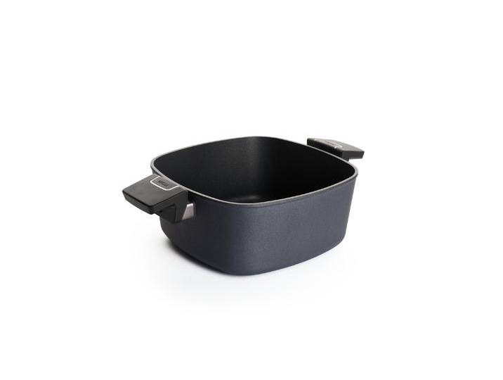 Kasserolle WOLL MADE IN GERMANY Diamond Lite , grau (anthrazit), B:24cm H:10,5cm L:24cm, Töpfe, eckig, Induktion von BAUR