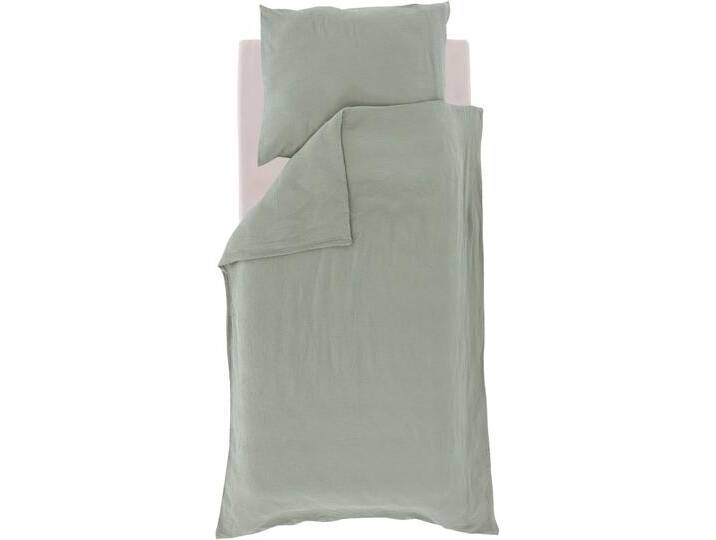Kinderbettwäsche TRÄUMELAND Bio-Baumwolle , grün, B/L: 135cm x 200cm, 1 Stk., 1 Stk., Musselin, B/L: 80cm x 80cm, 2 Stk., Musselin, Obermaterial: 100% Baumwolle, Bettwäsche, GOTS zertifiziert - Bio-Baumwolle von BAUR