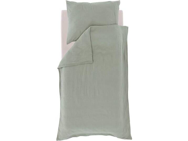 Kinderbettwäsche TRÄUMELAND Bio-Baumwolle , grün, B/L: 140cm x 200cm, 1 Stk., 1 Stk., Musselin, B/L: 90cm x 70cm, 2 Stk., Musselin, Obermaterial: 100% Baumwolle, Bettwäsche, GOTS zertifiziert - Bio-Baumwolle von BAUR