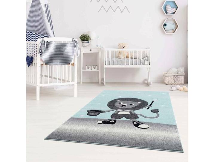 Kinderteppich CARPET CITY Bueno Kids 9378 , grün (mint), B:200cm H:11mm L:290cm, Polypropylen (PP), Teppiche, Spielteppich, Löwe, Boot, 3D-Effekt, Weicher Flor, Pflegeleicht von BAUR