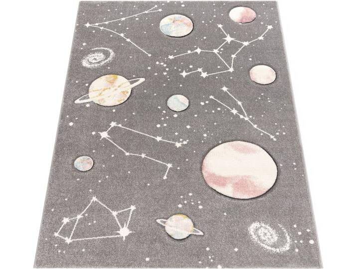 Kinderteppich PACO HOME Cosmo 347 , grau, B:160cm H:12mm L:230cm, Polypropylen, Teppiche, 3D-Design, Motiv Weltraum, Kinderzimmer Kinderteppich PACO HOME Cosmo 347 , grau, B:160cm H:12mm L:230cm, Polypropylen, Teppiche, 3D-Design, Motiv Weltraum, Kinderzimmer von BAUR