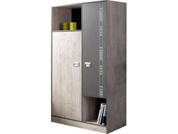 Kleiderschrank PARISOT Fabric , grau (eschefarben, grau), B:101cm H:182cm T:51cm, Schränke von BAUR