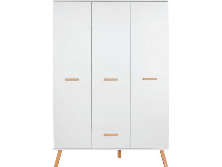 Kleiderschrank TRENDTEAM Mats , weiß, B:130cm H:190cm T:60cm, FSC-zertifizierter Holzwerkstoff, Schränke, 3 türig Kleiderschrank TRENDTEAM Mats , weiß, B:130cm H:190cm T:60cm, FSC-zertifizierter Holzwerkstoff, Schränke, 3 türig von BAUR