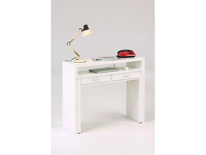 Konsolentisch WOODMAN Vince , weiß, Tische, mit Auszugsfunktion, im schlichten skandinavischen Design, FSC Konsolentisch WOODMAN Vince , weiß, Tische, mit Auszugsfunktion, im schlichten skandinavischen Design, FSC von BAUR