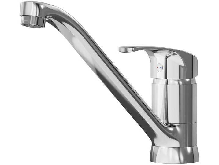Küchenarmatur STIEBEL ELTRON MAE-K , silber (verchromt), B:13cm H:9cm T:31,5cm, Armaturen, drucklos, f. offene Warmwasserspeicher/Untertischboiler 5l Niederdruck von BAUR