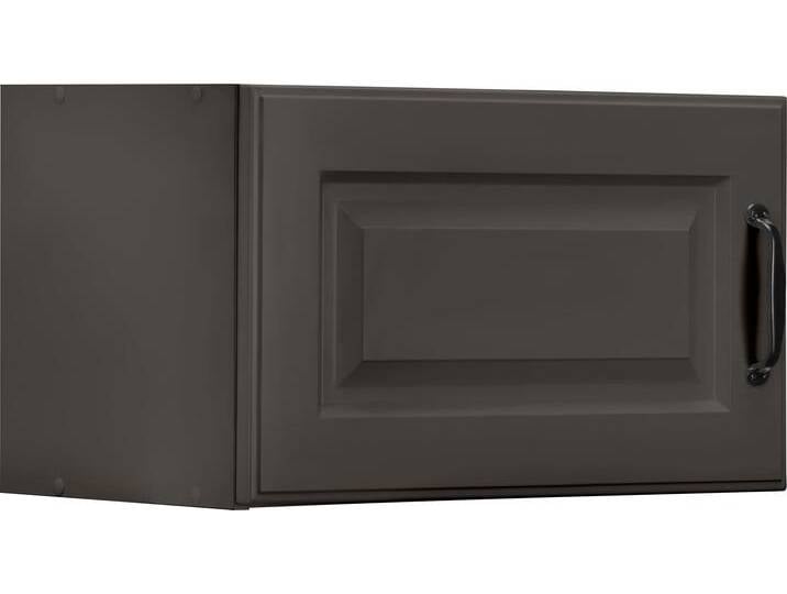Kurzhängeschrank WIHO KÜCHEN Erla , grau (front: kassette anthrazit, korpus: anthrazit), B:60cm H:35cm T:35cm, Schränke, 60 cm breit mit Kassettenfront von BAUR