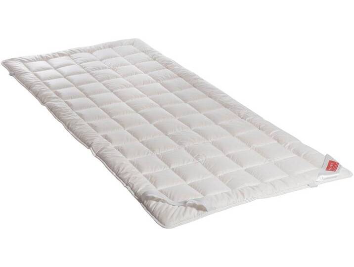 Matratzenauflage HEFEL Pure Wool, außerordentlich atmungsaktiv , weiß, B:90cm L:200cm, Bezug: 100% Baumwolle. Füllung: 100% Schurwolle, Matratzenzubehör, Auflage in 90x200 cm, 140x200 cm und weitere Größen von BAUR