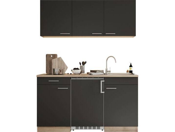 Pantryküche RESPEKTA Luis, Glaskeramikkochfeld, wahlweise Mikrowelle, Korpus Eiche Sägerau , grau (küche: grau, front: grau, korpus: eiche sägerau nachbildung, arbeitsplatte: eiche sägerau nachbildung), B:150cm H:200cm T:60cm, Komplettküchen-Sets, Küchenzeile, Breite 150 cm, in exclusiver Konfiguration für OTTO Pantryküche RESPEKTA Luis, Glaskeramikkochfeld, wahlweise Mikrowelle, Korpus Eiche Sägerau , grau (küche: grau, front: grau, korpus: eiche sägerau nachbildung, arbeitsplatte: eiche sägerau nachbildung), B:150cm H:200cm T:60cm, Komplettküchen-Sets, Küchenzeile, Breite 150 cm, in exclusiver Konfiguration für OTTO von BAUR