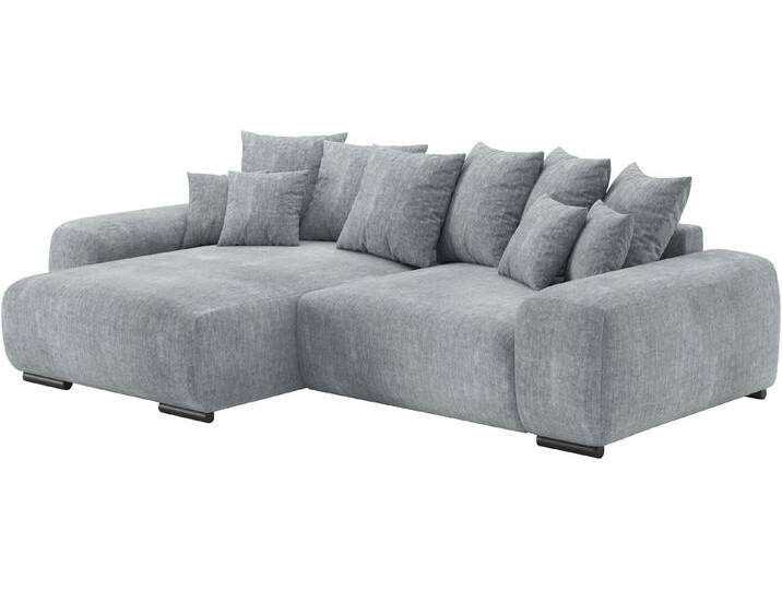Polsterecke MR. COUCH Sundance, L-Form , silber (dolce 14 silber), B:318cm H:92cm T:188cm, Dolce (100% Polyester), Sofas, Dauerschläfer mit Bett, Bettkasten, bis 140 kg belastbar von BAUR