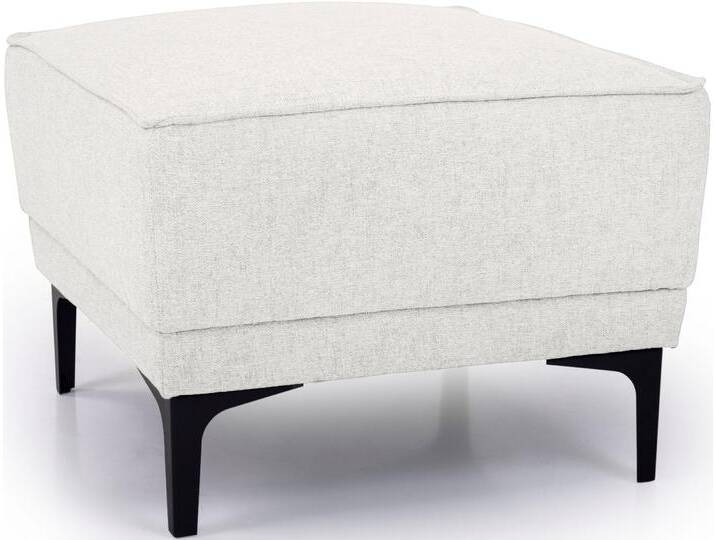 Polsterhocker PLACES OF STYLE Oland , beige (sand), B:56cm H:45cm T:58cm, Struktur 100% Polyester Struktur weich, Struktur 100% Polyester Luxus-Mircofaser, Struktur 100% Polyester Webstoff, Hocker, passend zur Serie OLAND von BAUR