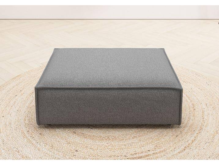 Polsterhocker PLACES OF STYLE Watertown, XXL Hockerbank passend zum Sofa - ideal als Beistellmodul , grau, B:90cm H:43cm T:120cm, 100% Polyester, Hocker, erweiterbare Hockerbank mit weicher Polsterung Polsterhocker PLACES OF STYLE Watertown, XXL Hockerbank passend zum Sofa - ideal als Beistellmodul , grau, B:90cm H:43cm T:120cm, 100% Polyester, Hocker, erweiterbare Hockerbank mit weicher Polsterung von BAUR