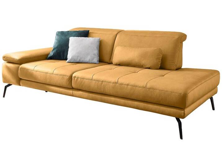 Recamiere DIE PLANBAR MP-IN20126 optional mit Drehsitzfunktion , weiß (vanilla), B:230cm H:82cm T:115cm, 100% Polyester, Sofas, Inkl. Kopfteilverstellung, Federkern oder Kaltschaumpolsterung von BAUR