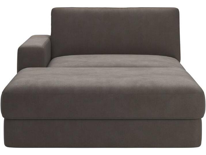 Recamiere RAUM.ID Innovid , grau (fango), B:132cm H:87cm T:196cm, 100% Polyester, Sofas, Modernes Modul-Polsterprogramm von BAUR
