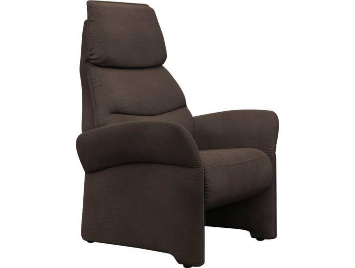 Relaxsessel ALINA Savin , braun (dunkelbraun xbo 4), B:84cm H:114cm T:88cm, Struktur fein XBO (100% Polyester), Sessel, in Größe M, Liegefläche 180cm, verstellbar, optional mit Aufstehhilfe von BAUR