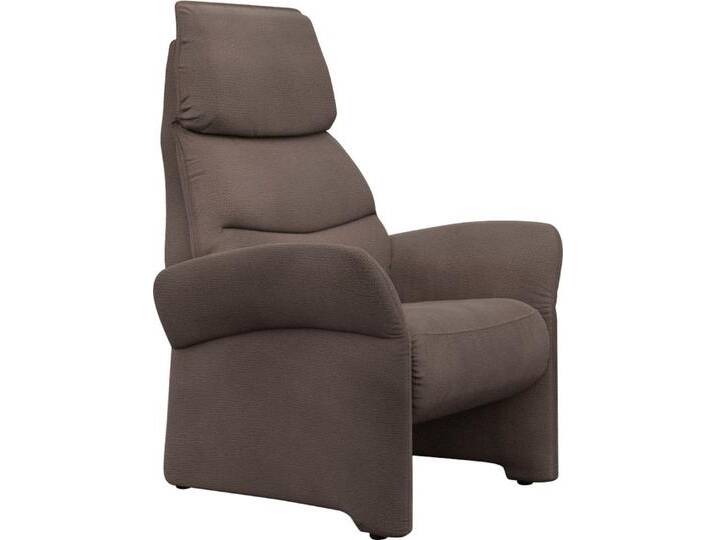 Relaxsessel ALINA Savin , braun (hellbraun xbo 2), B:84cm H:114cm T:90cm, Struktur fein XBO (100% Polyester), Sessel, in Größe L, Liegefläche 185cm, verstellbar, optional mit Aufstehhilfe von BAUR