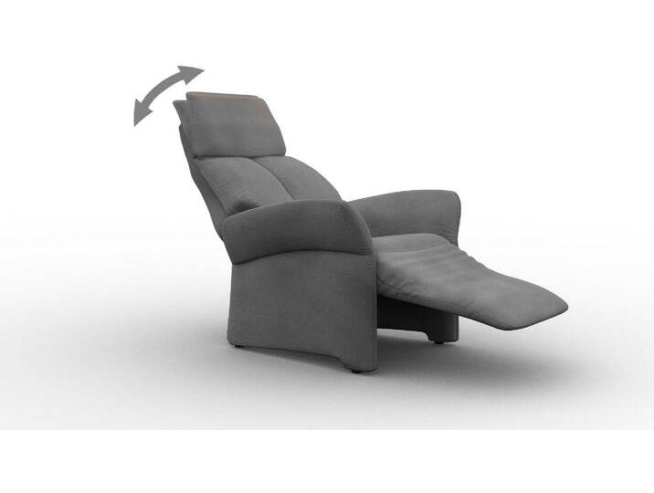 Relaxsessel ALINA Savin , grau (anthrazit xbo 9), B:84cm H:114cm T:88cm, Struktur fein XBO (100% Polyester), Sessel, in Größe M, Liegefläche 180cm, verstellbar, optional mit Aufstehhilfe von BAUR