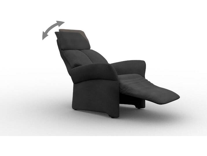 Relaxsessel ALINA Savin , schwarz (schwarz xbo 10), B:84cm H:114cm T:90cm, Struktur fein XBO (100% Polyester), Sessel, in Größe L, Liegefläche 185cm, verstellbar, optional mit Aufstehhilfe von BAUR