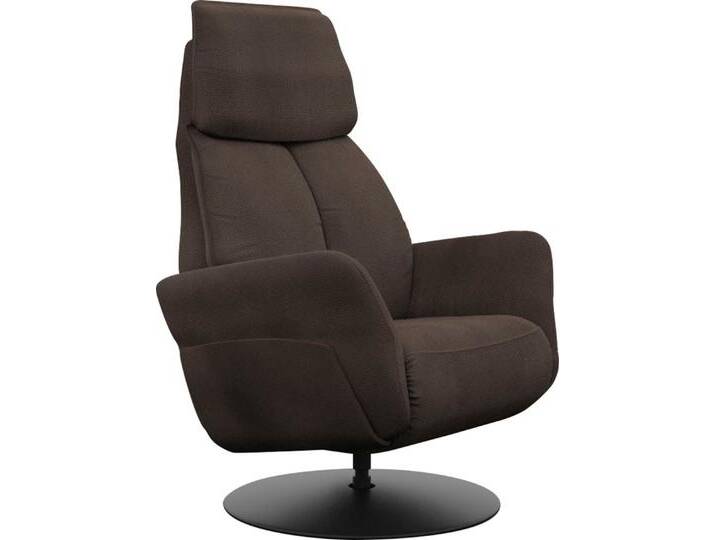 Relaxsessel ALINA Thimo , braun (dunkelbraun xbo 4), B:84cm H:114cm T:88cm, Struktur fein XBO (100% Polyester), Sessel, in Größe M, Liegefläche 180cm, verstellbar, optional mit Aufstehhilfe von BAUR