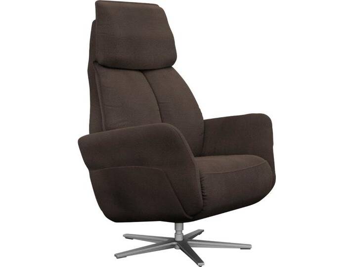 Relaxsessel ALINA Thimo , braun (dunkelbraun xbo 4), B:84cm H:117cm T:90cm, Struktur fein XBO (100% Polyester), Sessel, in Größe L, Liegefläche 185cm, verstellbar, optional mit Aufstehhilfe von BAUR