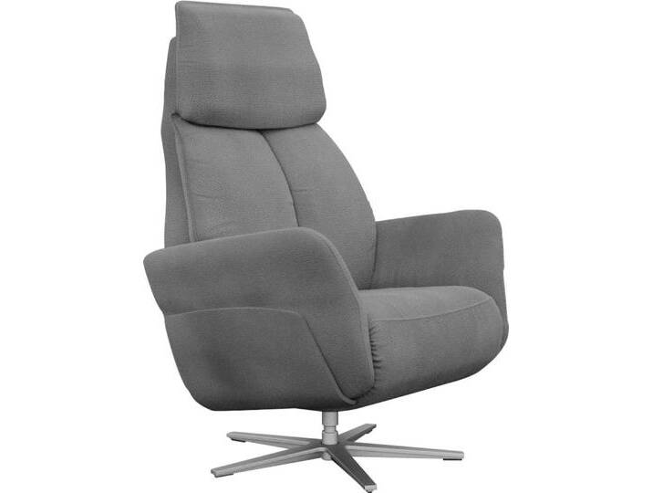 Relaxsessel ALINA Thimo , grau (anthrazit xbo 9), B:84cm H:117cm T:90cm, Struktur fein XBO (100% Polyester), Sessel, in Größe L, Liegefläche 185cm, verstellbar, optional mit Aufstehhilfe von BAUR