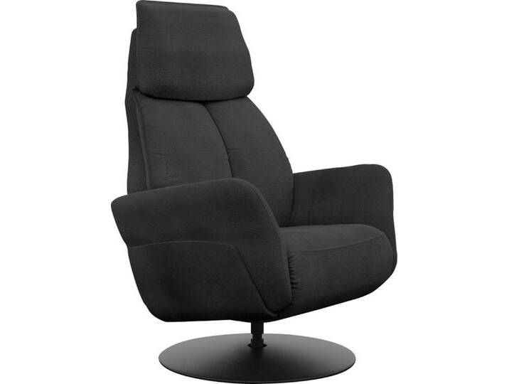 Relaxsessel ALINA Thimo , schwarz (schwarz xbo 10), B:84cm H:114cm T:88cm, Struktur fein XBO (100% Polyester), Sessel, in Größe M, Liegefläche 180cm, verstellbar, optional mit Aufstehhilfe von BAUR