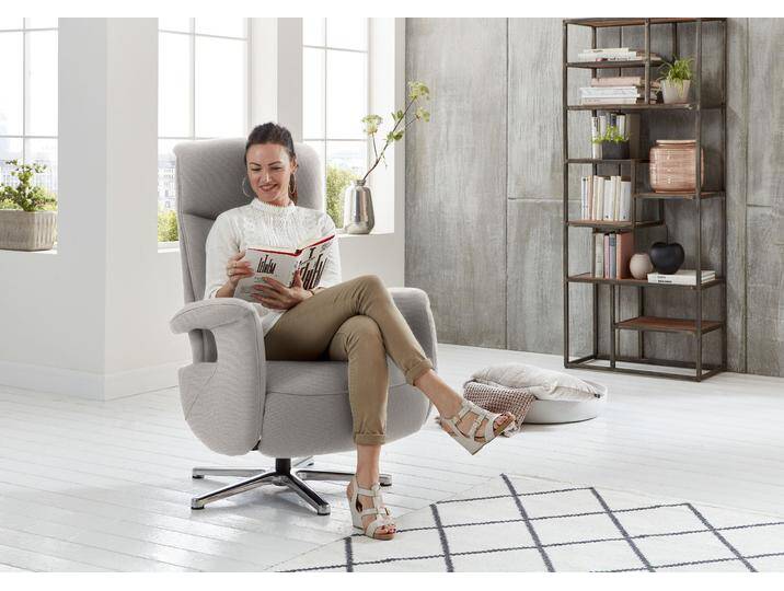 Relaxsessel DIE PLANBAR MP-RS18073 , longlife easy platin, B:71cm H:110cm T:83cm, 100% Polyester, Sessel, 360 drehbar, inkl. man. Kopfpolsterverstellung u. Relax-Funktion Relaxsessel DIE PLANBAR MP-RS18073 , longlife easy platin, B:71cm H:110cm T:83cm, 100% Polyester, Sessel, 360 drehbar, inkl. man. Kopfpolsterverstellung u. Relax-Funktion von BAUR