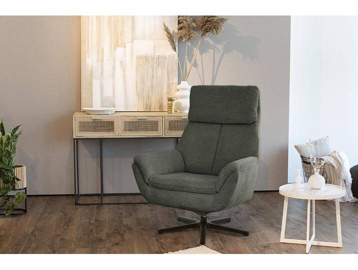 Relaxsessel DIE PLANBAR MP-RS20079 , grün (cyber moos), B:79cm H:108cm T:89cm, 100% recyceltes Polyester, Sessel, 360 drehbar, Wippfunktion zusätzlich wählbar, Kaltschaumpolsterung von BAUR