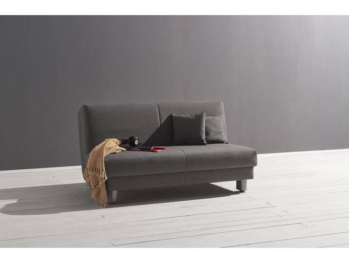 Schlafsofa ELL + ELL Enny , grau, B:180cm T:100cm, Sofas, Breite 180 cm, Liegehöhe 45 cm, Füße alufarben Schlafsofa ELL + ELL Enny , grau, B:180cm T:100cm, Sofas, Breite 180 cm, Liegehöhe 45 cm, Füße alufarben von BAUR