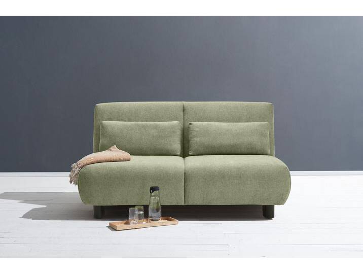 Schlafsofa ELL + ELL Minou , grün (hellgrün), B:160cm, Sofas von BAUR