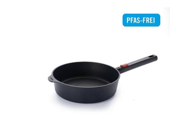 Schmorpfanne WOLL MADE IN GERMANY Eco Logic QXR , schwarz, H:7cm Ø:24cm, Pfannen, PFAS-frei, Ø 24 cm, Induktion von BAUR
